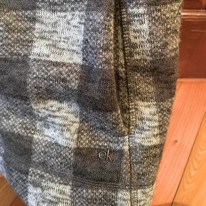 Women’s Calvin Klein Plaid Knit Vest! Size Medium